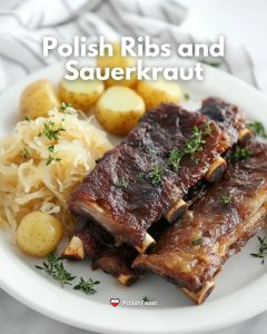 Przepis na żeberka polskie z kiszoną kapustą